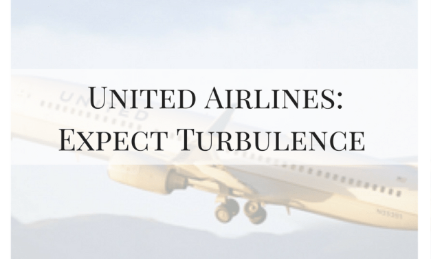 United Airlines: Expect Turbulence